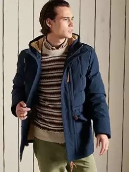 Image of Superdry Mountain Expedition Jacket - Navy Size XL Men