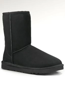 Image of UGG Classic Short Boots - Black, Size 10, Men