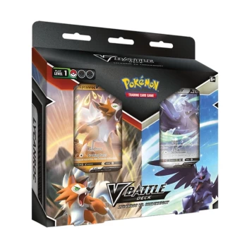 Image of Pokemon TCG: Lycanroc V / Corviknight V Battle Deck - One At Random Bundle