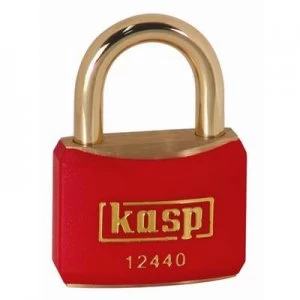 Image of Kasp K12440REDA1 Padlock 40 mm Gold yellow Key