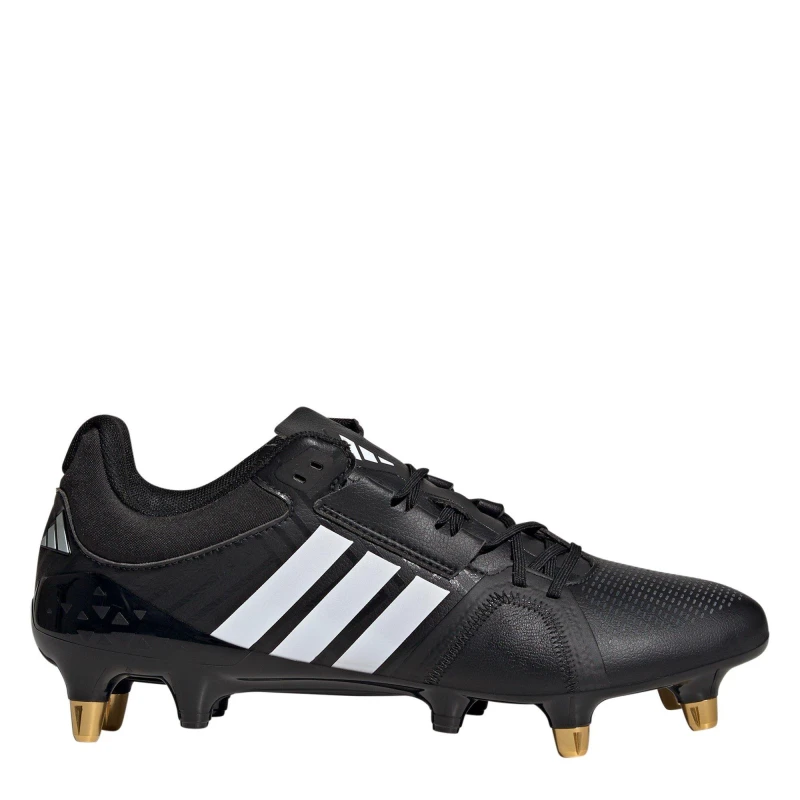 Image of adidas RS15 Avaglide Womens Soft Ground Rugby Boots Black/White female 4 (36.7)