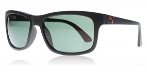 image of Puma Foundation V1 Sunglasses Matte Black 001 Polariserade 56mm