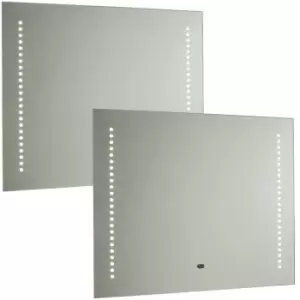 Image of 2 PACK IP44 LED Bathroom Mirror 50cm x 60cm Vanity Light IR Switch Shaver Socket