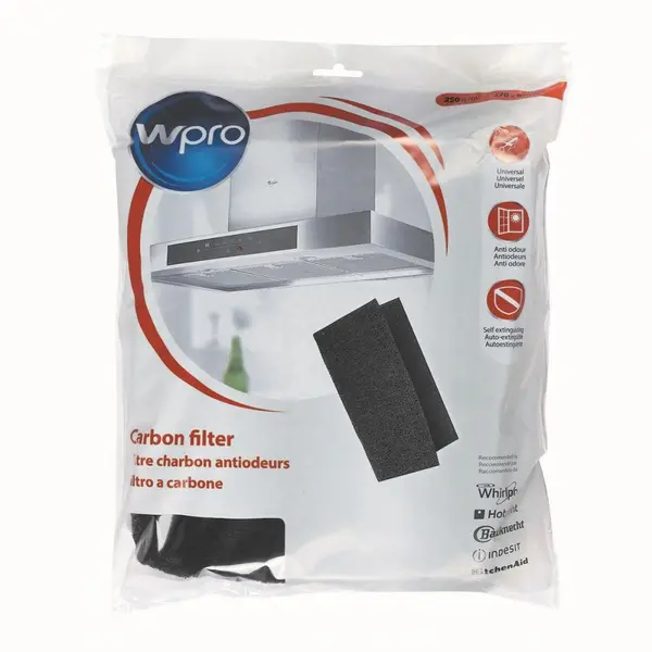 Image of Wpro Universal UCF017 Carbon Filter 470 x 970mm 480181700647 NED-470321