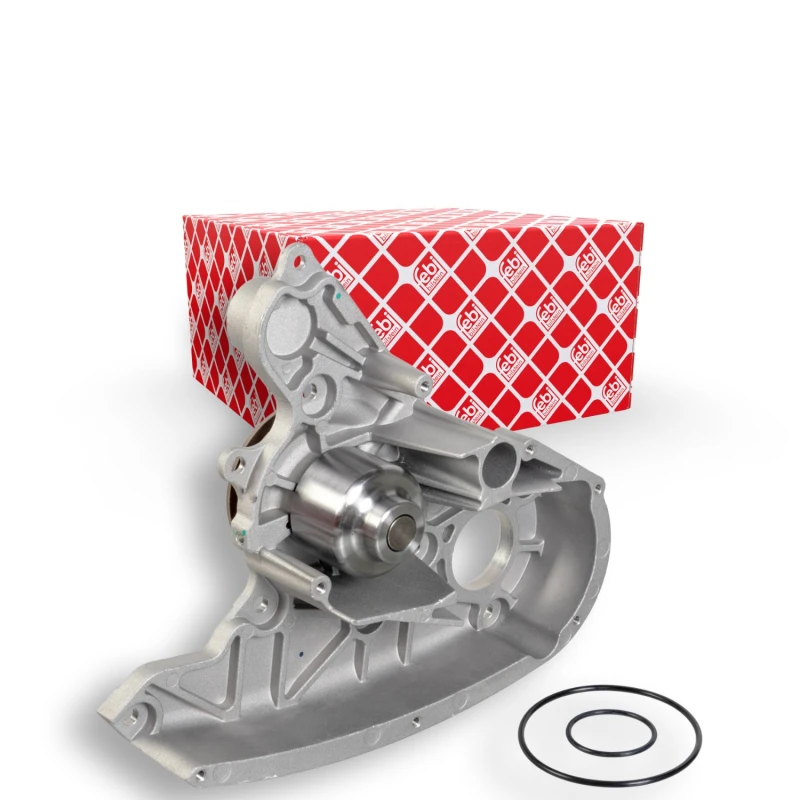 Image of FEBI BILSTEIN 39877 Water pump Cast Aluminium, with gaskets/seals Cast Aluminium Water Pump (1260)