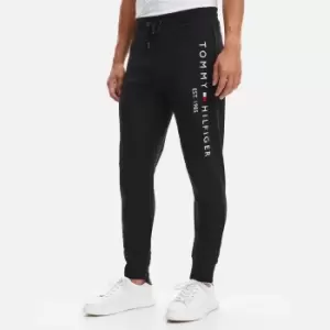 image of Tommy Hilfiger Mens Logo Sweatpants - Black - XXL