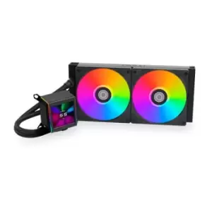 Image of Lian Li Galahad II LCD Performance AIO 280mm CPU Water Cooler - Black - GA2ALCD28B