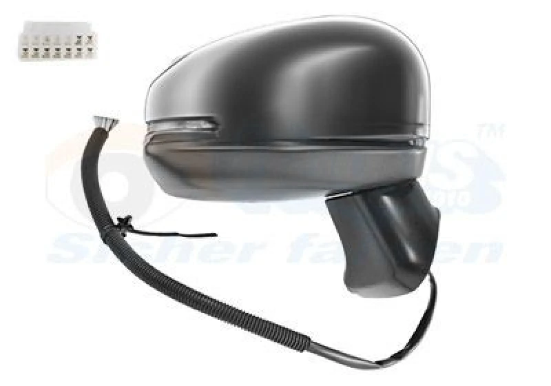 Image of VAN WEZEL Wing mirror VAN WEZEL 2562806