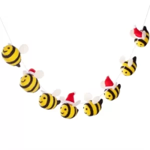Image of Felt Bee Garland
