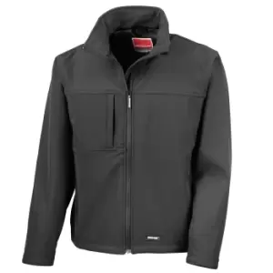 image of Result Mens Softshell Premium 3 Layer Performance Jacket (Waterproof, Windproof & Breathable) (4XL) (Black)