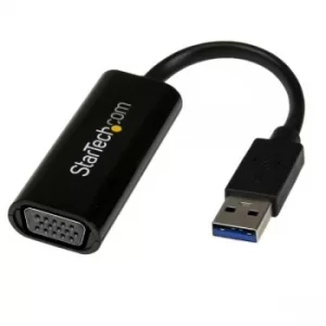 image of StarTech Slim USB 3.0 to VGA External Video Card Multi Monitor Adapter PC