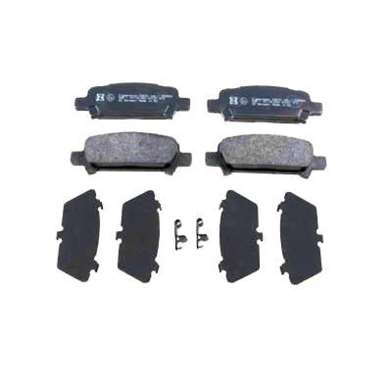 Image of ZIMMERMANN 23572.140.1 Brake pad set Rear Axle, with acoustic wear warning, Photo corresponds to scope of supply Brake Pad Set,disc brake (402)