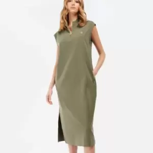 Image of Barbour International Brera Cotton-Blend Dress - UK 10