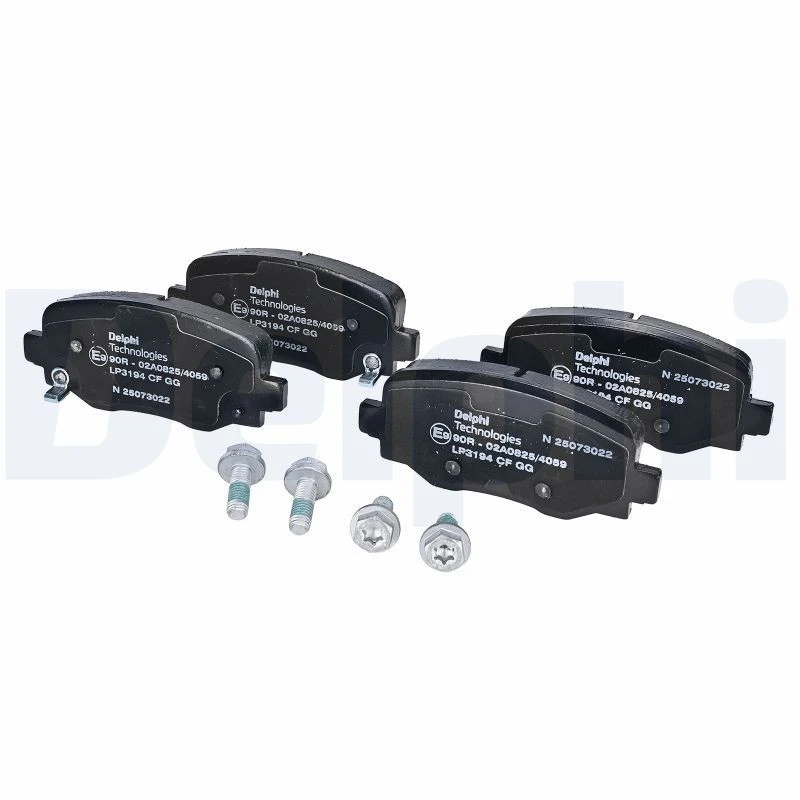 Image of DELPHI Brake pad set DELPHI LP3194
