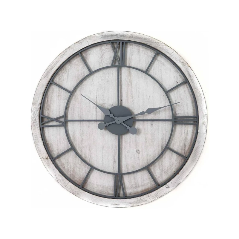 Image of Hill Interiors Williston Wall Clock in White White Unisex