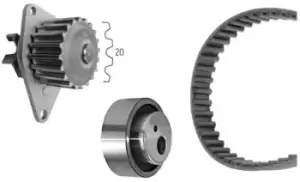 Image of Bosch Water Pump + Timing Belt Kit 1 987 946 937 PEUGEOT,CITROEN,206 Schragheck (2A/C),307 (3A/C),206 SW (2E/K),106 II Schragheck (1A_, 1C_)