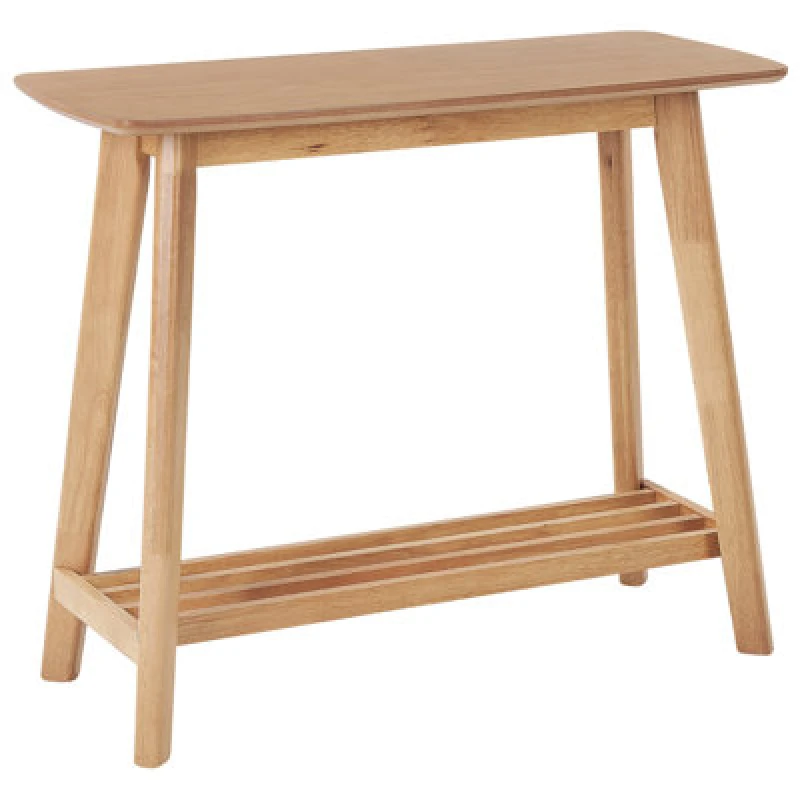 Image of Beliani Console Table Tulare Light Brown