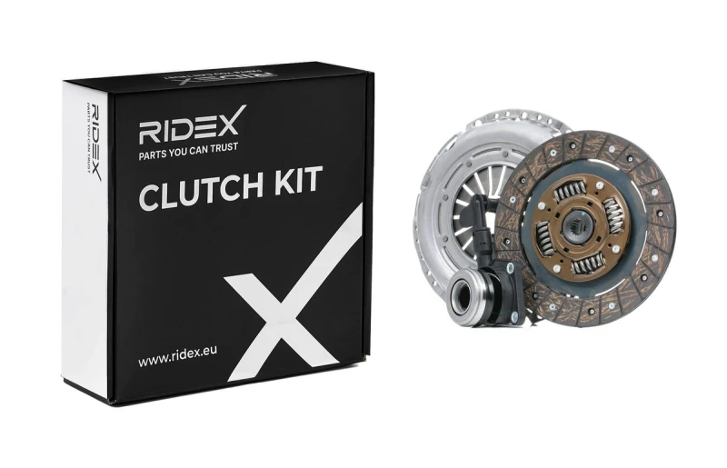 Image of RIDEX 479C3069 Clutch with central slave cylinder, with clutch disc, three Piece Clutch Kit (479)