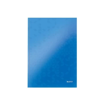 image of WOW Notebook A4 Ruled with Hardcover 80 Sheets. Blue - Outer Carton of 6