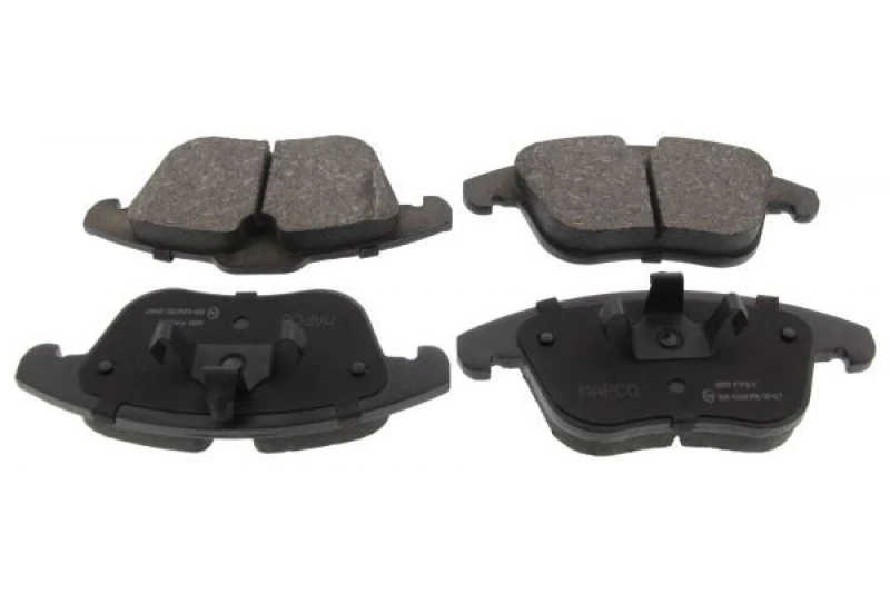 Image of MAPCO 6853 Brake pad set Front Axle, not prepared for wear warning indicator, with anti-squeak plate Brake Pad Set,disc brake (402)
