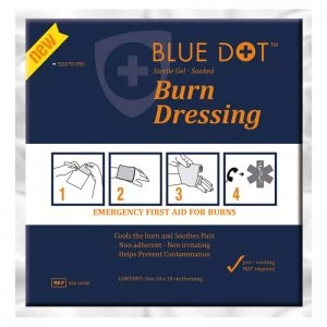 image of Blue Dot Burn Dressing 10cm x 10cm PK10