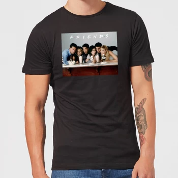 Image of Friends Milkshake Mens T-Shirt - Black - 3XL - Black