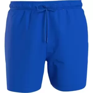 image of Calvin Klein Medium Drawstring Tape Swim Shorts Mens - Blue