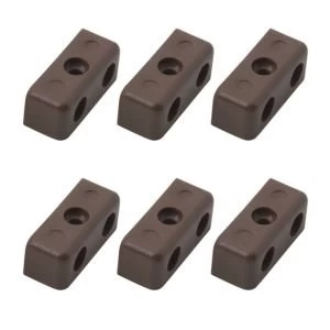 image of BQ Brown Fixing Block Pack of 24