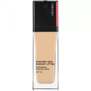 Image of Shiseido Synchro Skin Radiant Lifting Foundation Radiance Lifting Foundation SPF 30 Shade 210 Birch 30ml