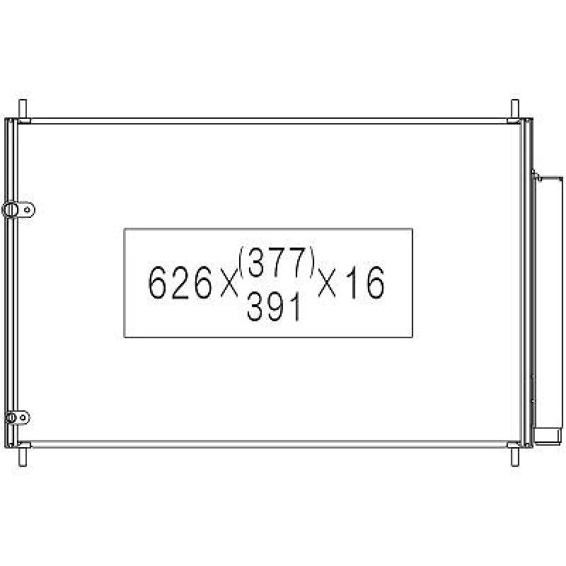Image of Air conditioning condenser DIEDERICHS DCC1816