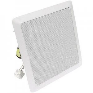 image of Visaton DL 18/2 SQ PA recessed speaker 60 W 100 V White