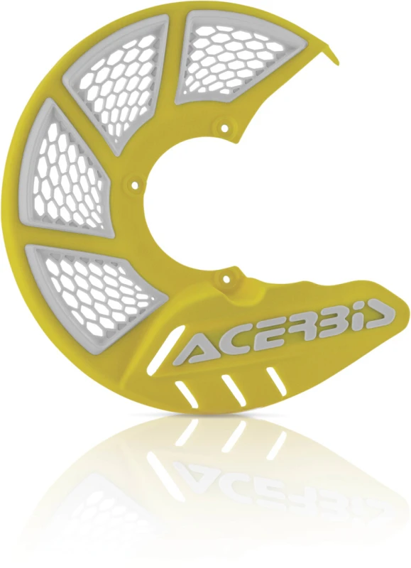 Image of 0021846.060 - Acerbis X-Brake 2.0 Front Vented Disc Cover - Yellow Yellow 0021846.060