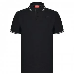 image of Slazenger Tipped Polo Shirt Mens - Black