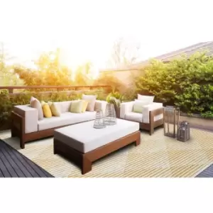 Image of JAZZ Indoor / Outdoor JAZ12 Amber 190cm x 290cm Rectangle - Yellow