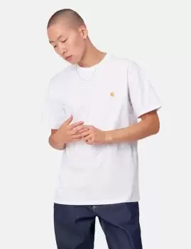 Image of Carhartt-WIP Chase T-Shirt - White