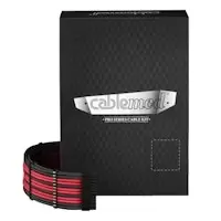 Image of CableMod PRO ModMesh C-Series RMi & RMx Cable Kit - Black/Red (Black Label)