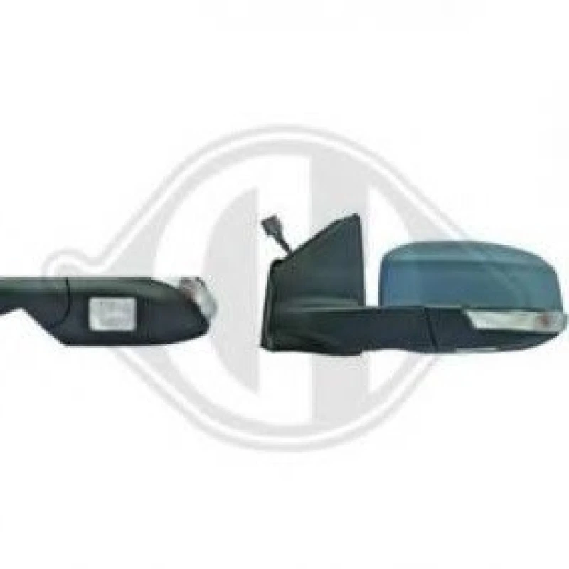 Image of DIEDERICHS 1428525 Wing mirror Left, Complete Mirror, primed Outside Mirror (50)
