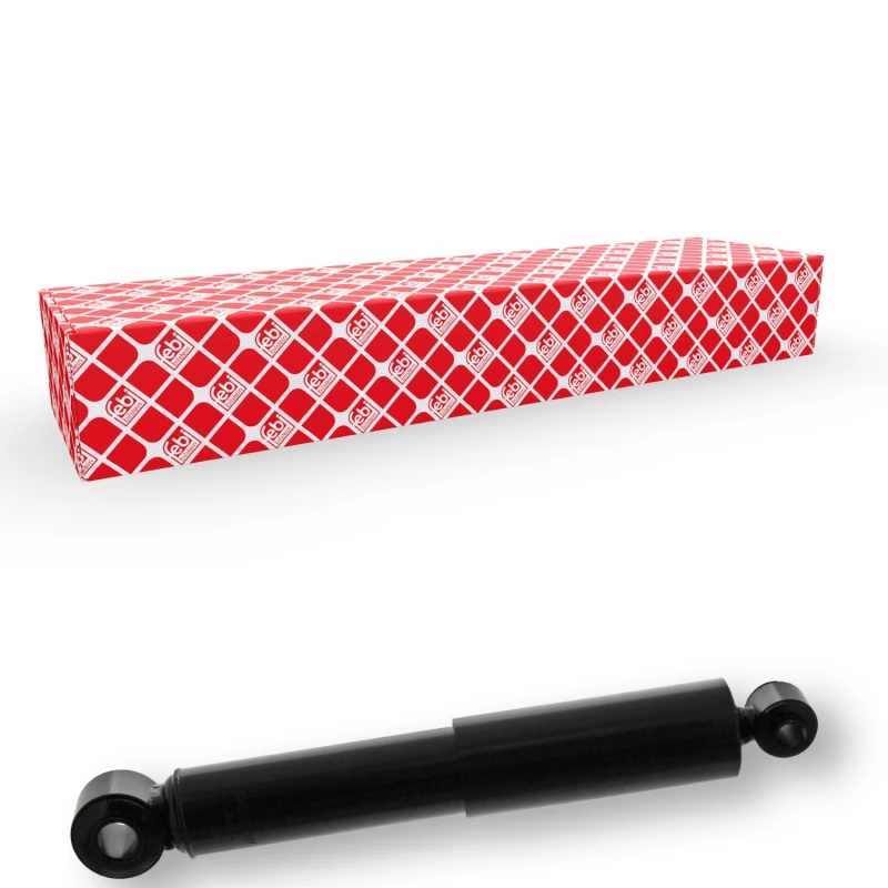 Image of FEBI BILSTEIN 20487 Shock absorber Rear Axle, Oil Pressure, Telescopic Shock Absorber, Bottom eye Shock Absorber (854)