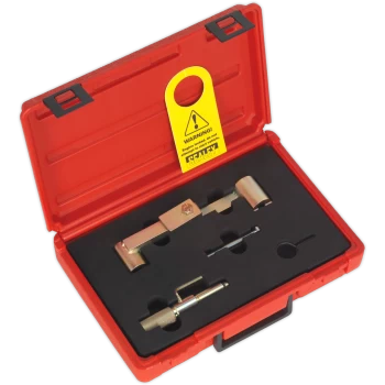 Image of Sealey VS4387 Belt Drive Petrol Engine Setting and Locking Kit for Ford and Volvo Vehicles
