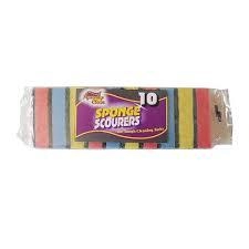 Image of Ramon Squeaky Clean Sponge Scourer, Pack of 10