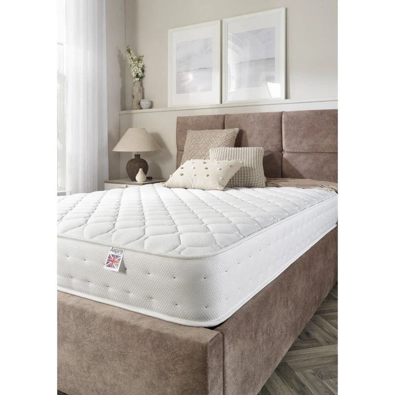 Image of Aspire Quad Layer Pro Hybrid Mattress White unisex Small Doub