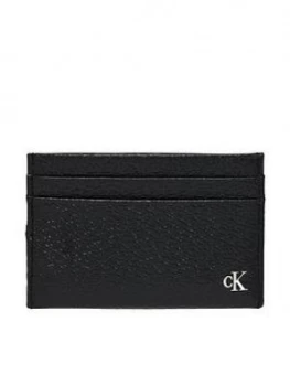 image of Calvin Klein Jeans Monogram Card Case - Black