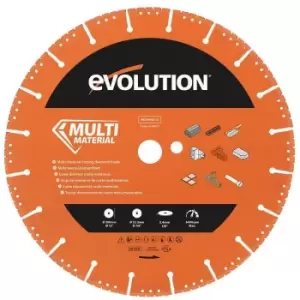 image of Evolution 300mm Segmented Edge, 22.2mm Bore, Heavy Duty Diamond Demolition Disc Cutter Blade