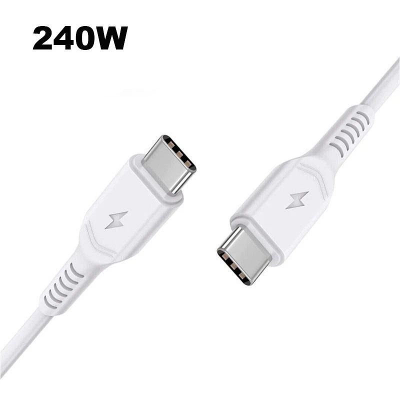 Image of FDL 1M USB-C to USB-C - 240W PD CHARGING CABLE (P-P) - WHITE