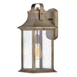 Image of Hinkley Grant Outdoor Wall Lantern Burnished Bronze, IP44