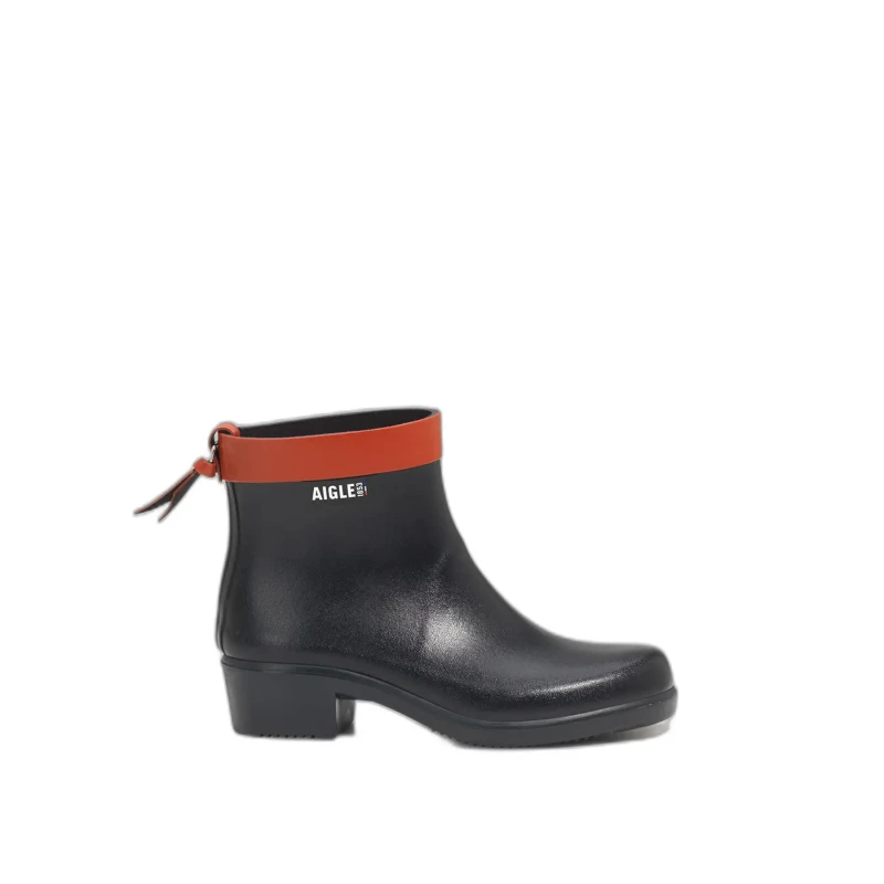 Image of Aigle Myrica Bottil Rubber Womens Ankle Boots - Marine - Size:UK 2.5