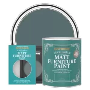 Image of Rust-Oleum Matt Furniture & Trim Paint - DEEP SEA - 750ml