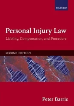 Image of Personal Injury Law by Peter Barrie Paperback