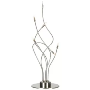 image of Linea Verdace Tubetti Table Lamp Satin Nickel