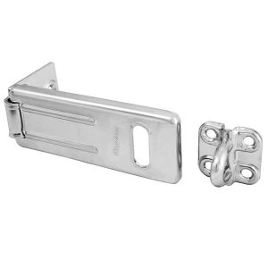 Image of Master Lock Wrought Steel Hasp Matt Black 115mm